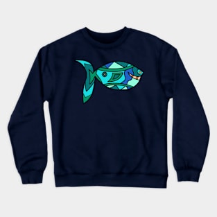 Smiley Fish Crewneck Sweatshirt